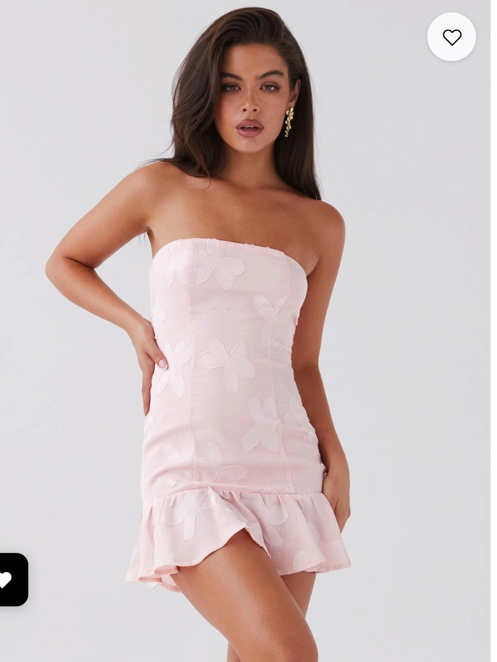 PEPPERMAYO Young Heart Strapless Mini Dress Pink Petal PLUS SIZE 14 BRAND NEW
